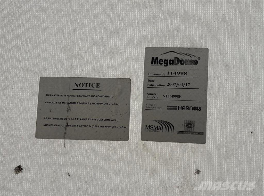  MEGADOME Oceľové rámové budovy