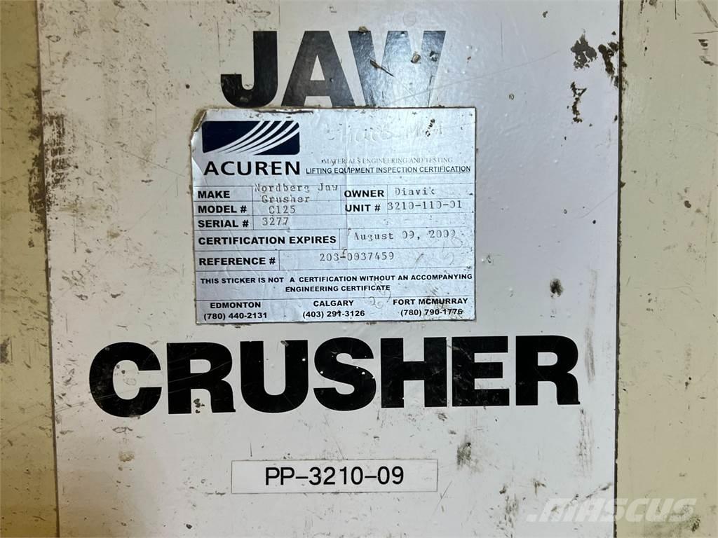 Metso Nordberg C125 Drviče