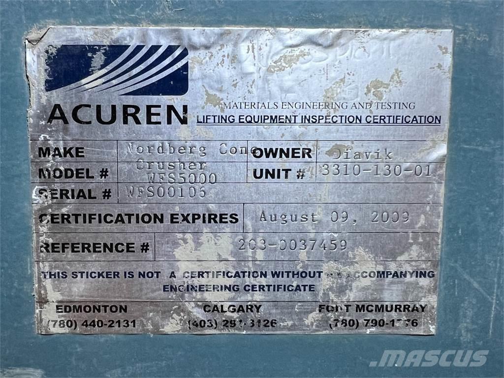 Metso Nordberg WF500 Drviče