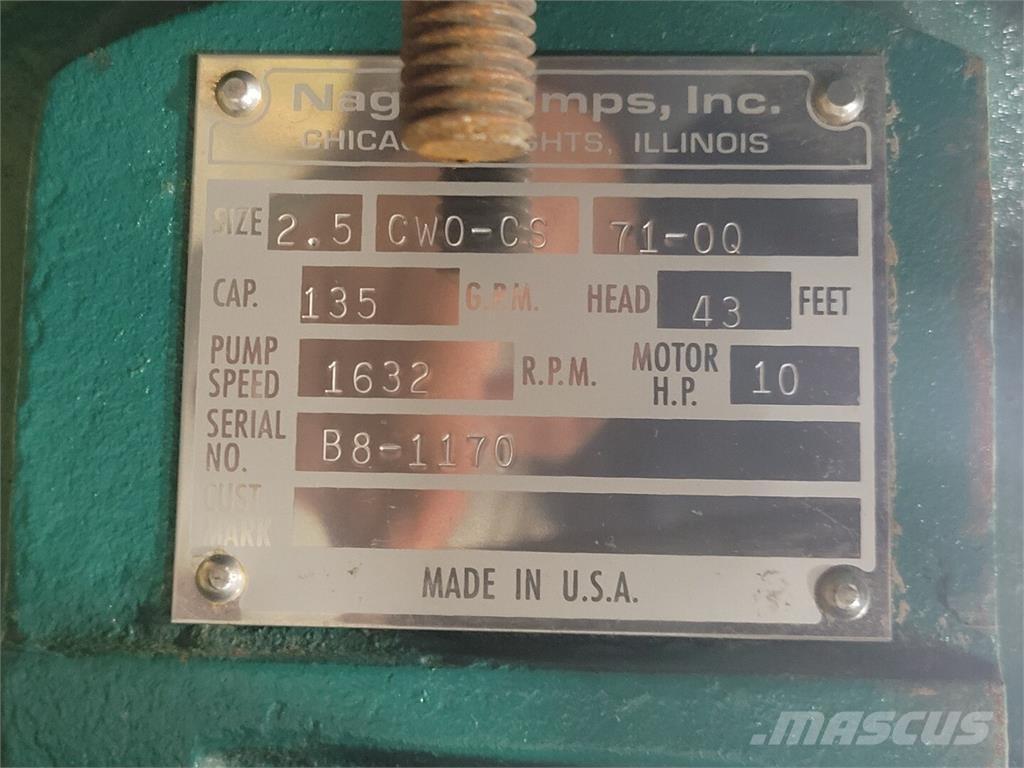  NAGLE CWO-CS Vodné čerpadlá