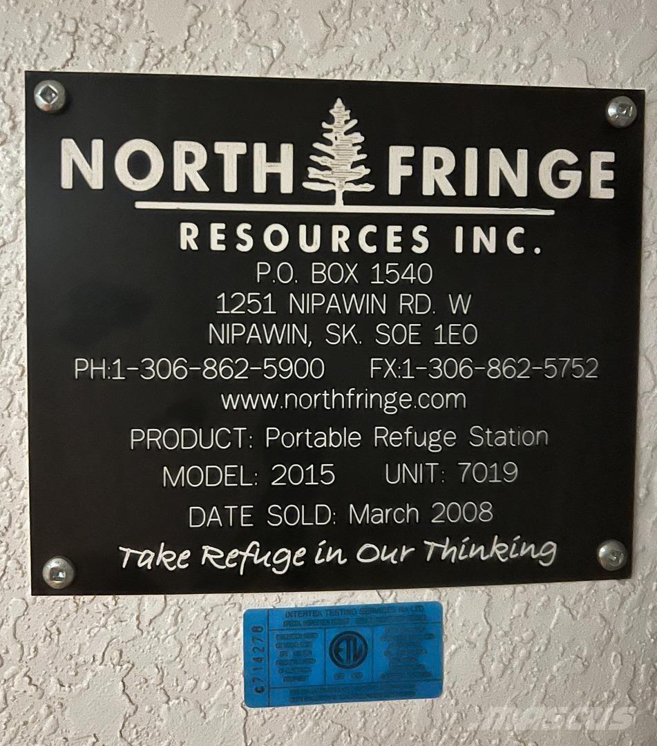  NORTH FRINGE 2015 Ostatné podzemné zariadenia