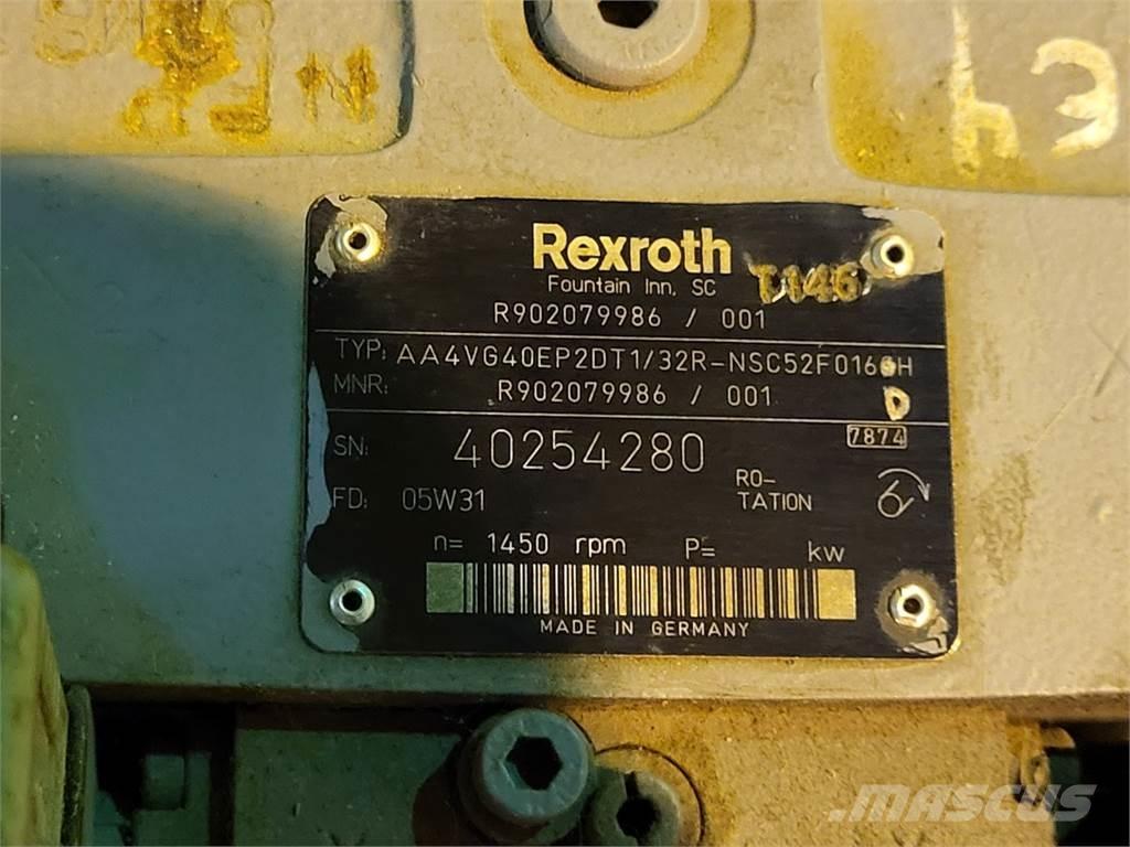 Rexroth R902079986 Vodné čerpadlá