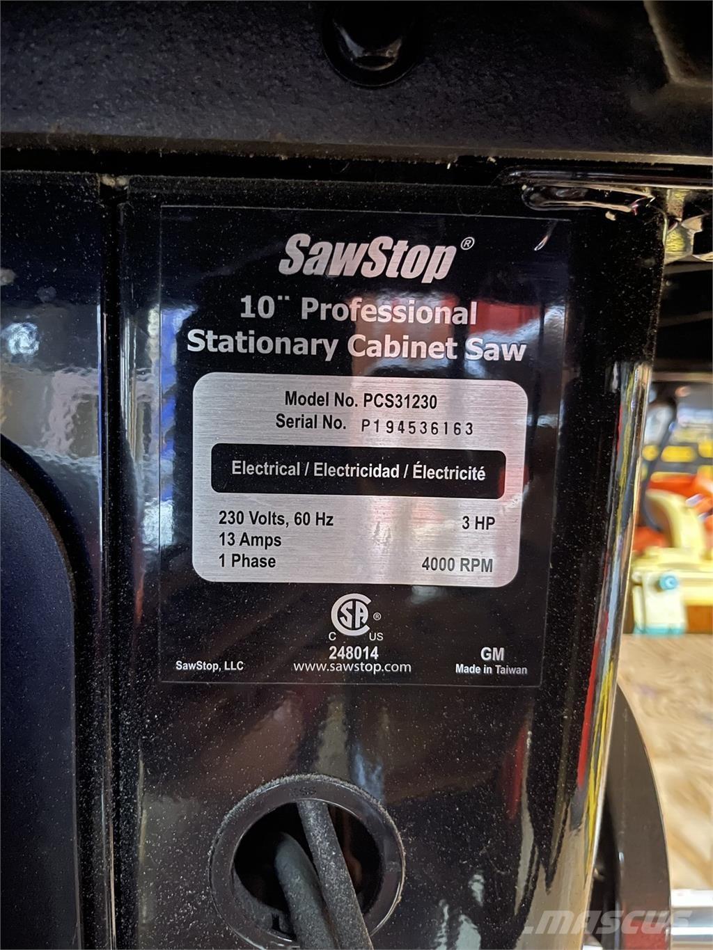  SAWSTOP PCS31230 Stavebníctvo - ostatné