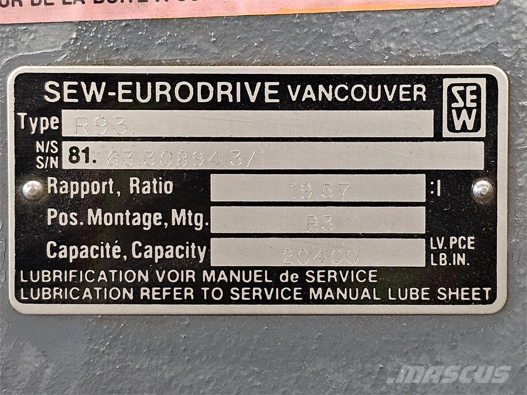  SEW-EURODRIVE R93 Stavebníctvo - ostatné