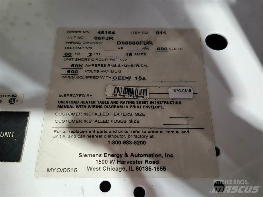 Siemens CED63B015 Stavebníctvo - ostatné