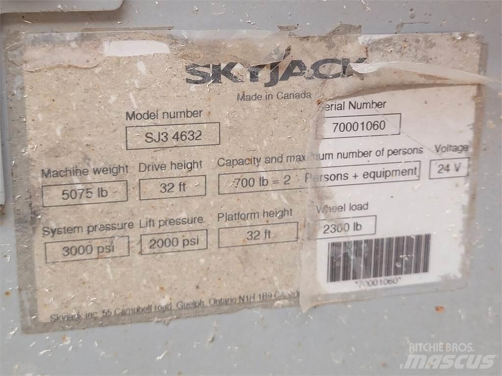 SkyJack SJ3 4632 Nožnicové zdvíhacie plošiny