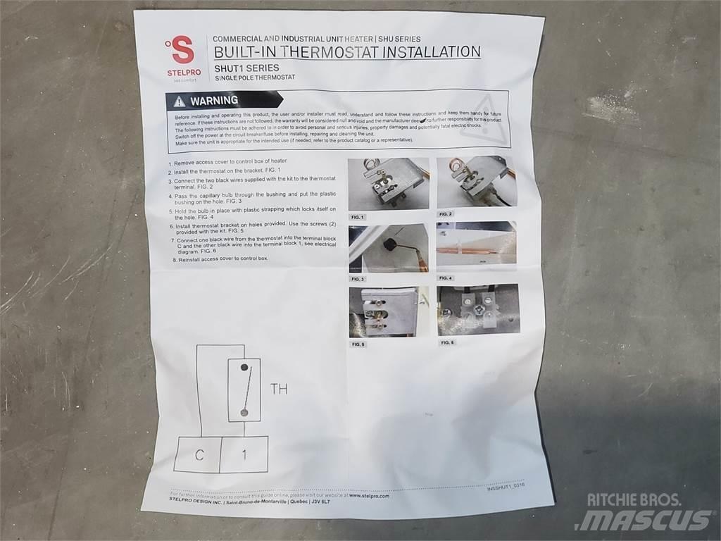  STELPRO SHUT1 Kúrenie a zariadenia pre rozmrazovanie