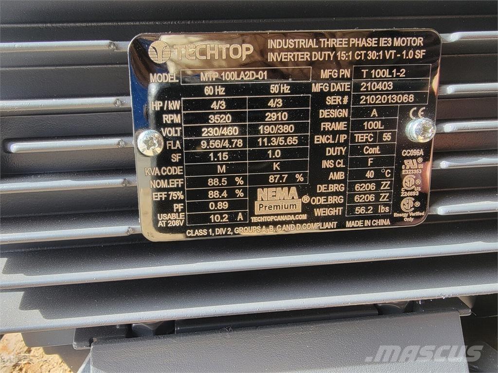  TECHTOP MTP100LA2D-01 Priemyselné motory