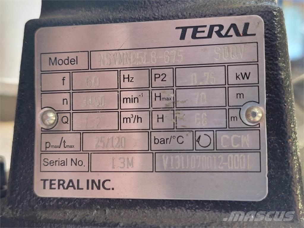  TERAL NSVMN25L8-675 Vodné čerpadlá