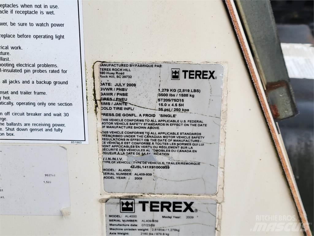 Terex AL4000 Ďalšie komponenty
