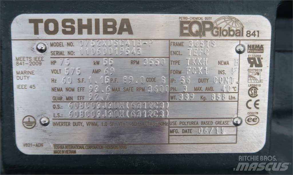  TOSHIBA 0752XDSC41B-P Priemyselné motory