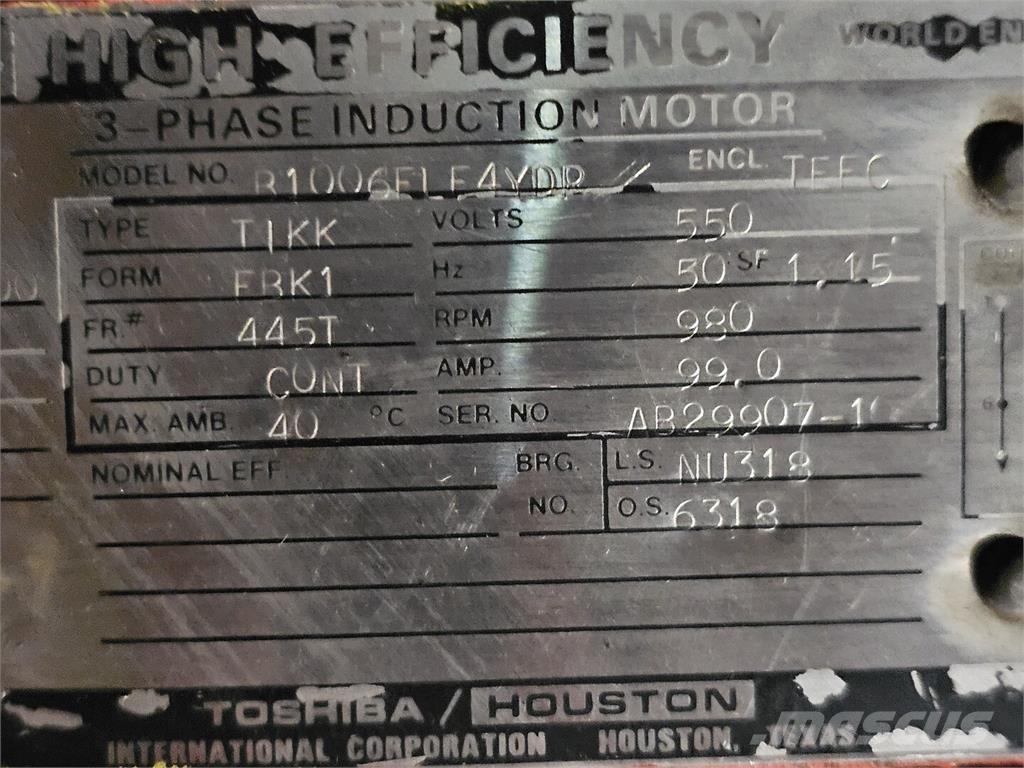  TOSHIBA B1006FLF4YDP Priemyselné motory