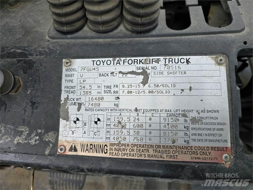 Toyota 7FGU45 Stavebníctvo - ostatné