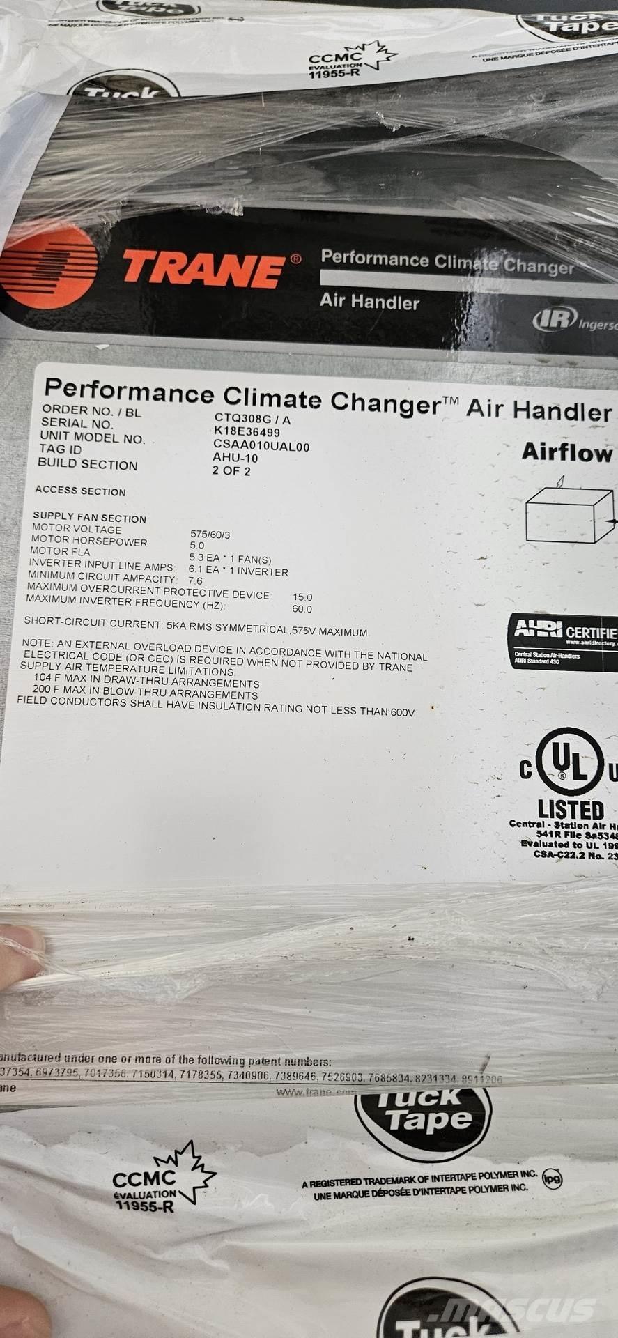 Trane CSAA010UAL00 Kúrenie a zariadenia pre rozmrazovanie