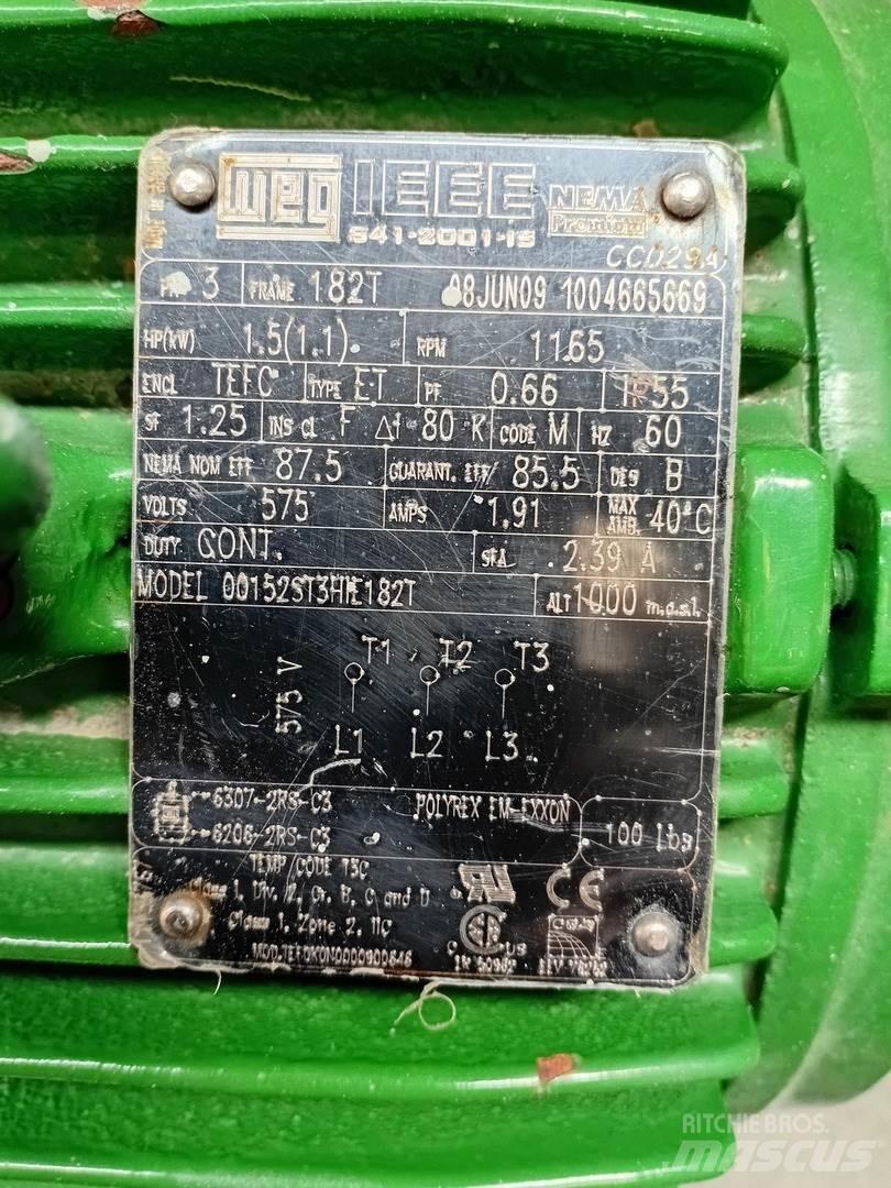  WEG 00152ST3HIE182T Priemyselné motory