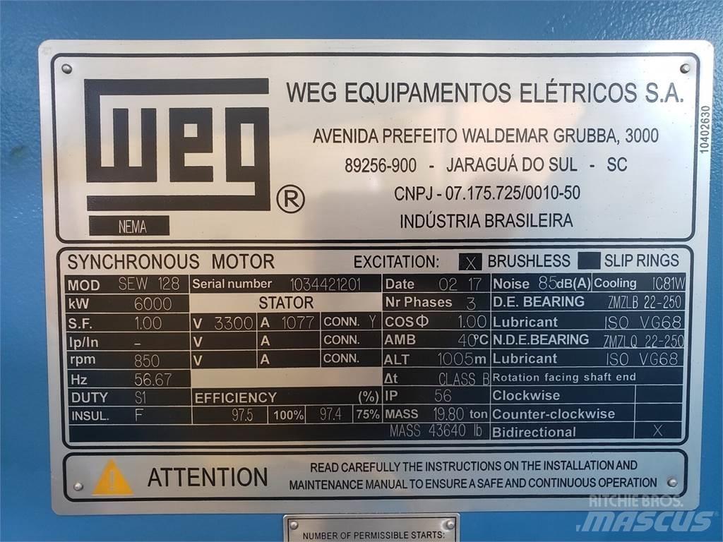  WEG SEW 128 Priemyselné motory
