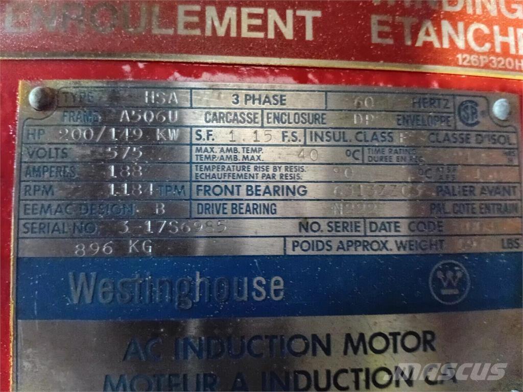 Westinghouse HSA Priemyselné motory