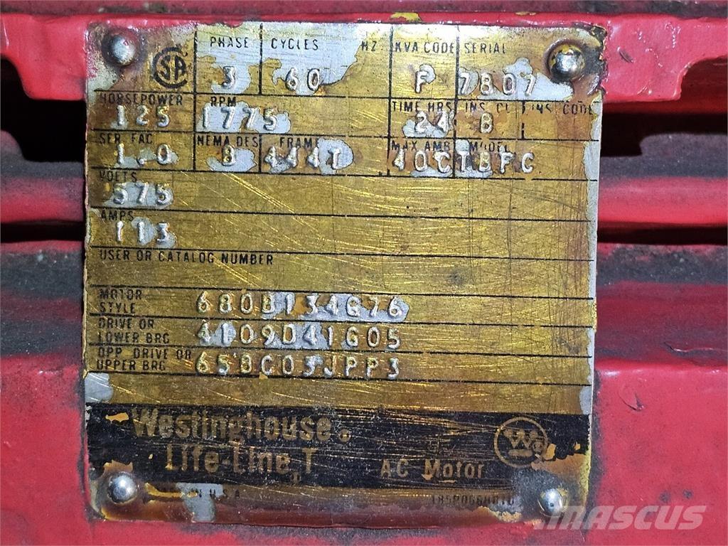 Westinghouse TBFC Priemyselné motory