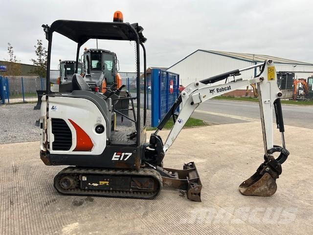 Bobcat E17 Pásové rýpadlá