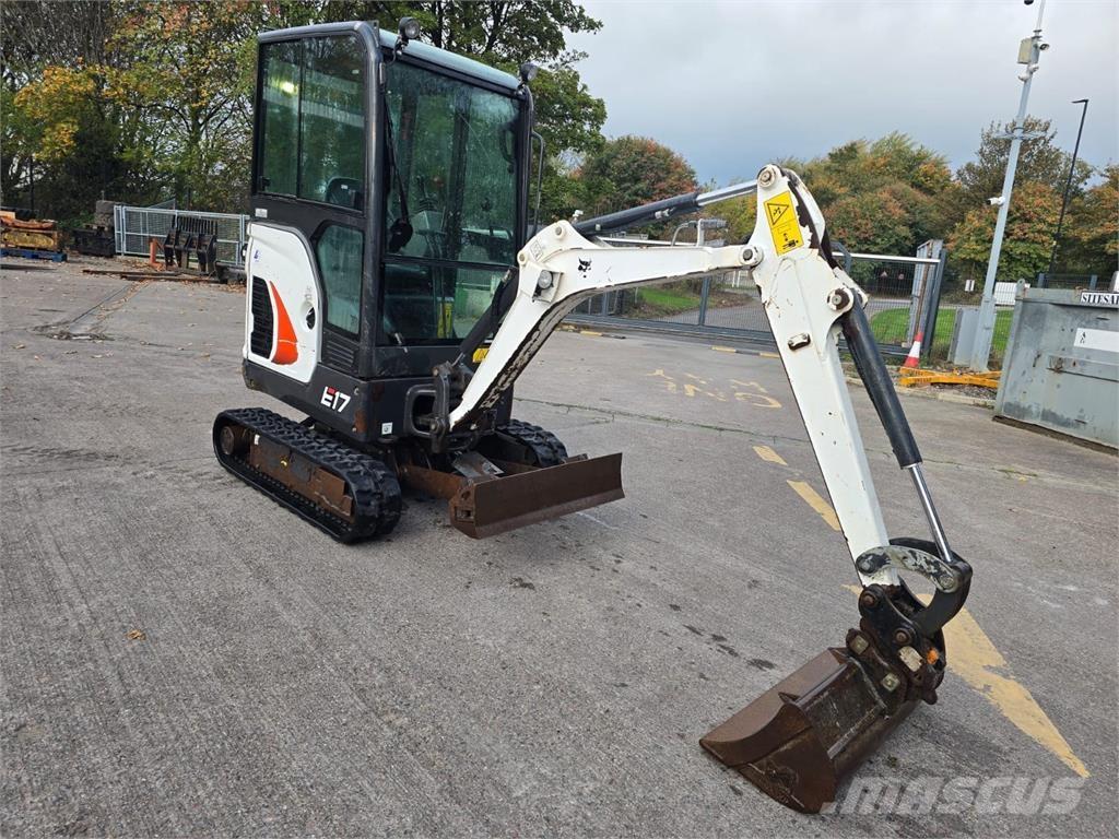 Bobcat E17 Pásové rýpadlá