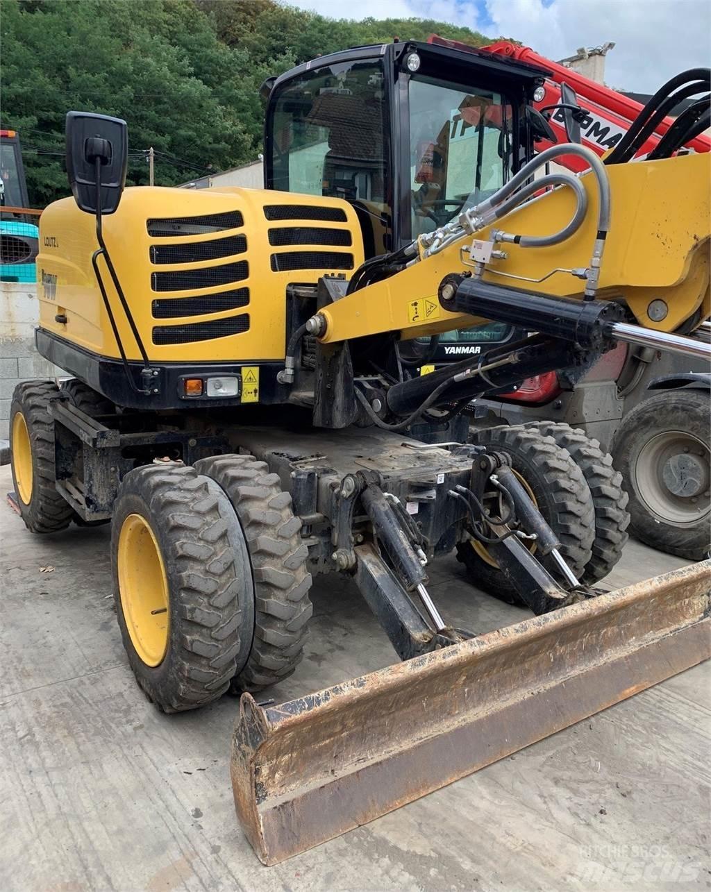 Yanmar B95W Kolesové rýpadlá