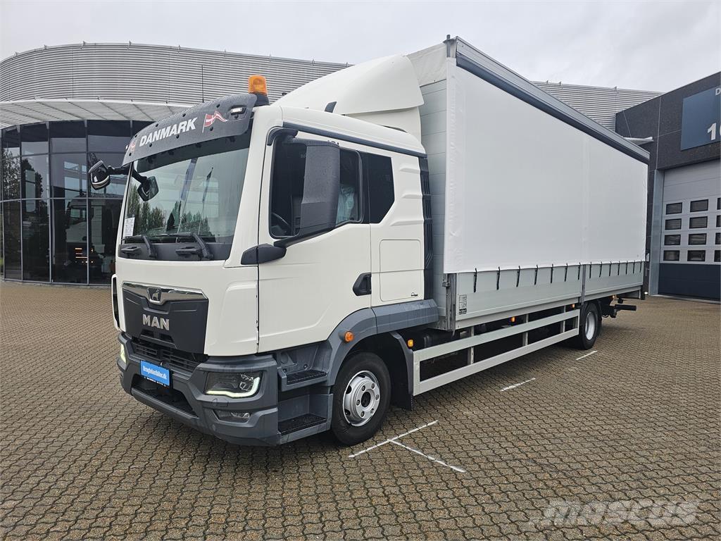 MAN TGL 12.250 Nákladné vozidlá s bočnou zhrnovacou plachtou