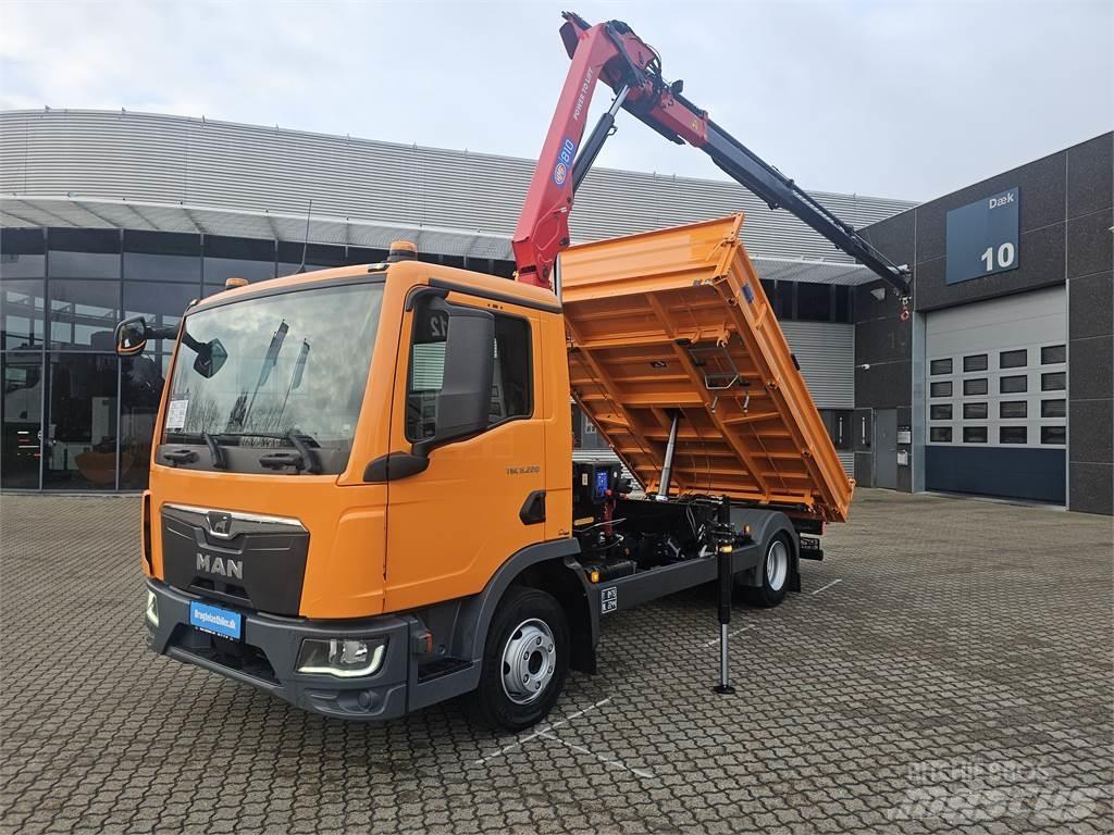 MAN TGL 8.220 Autožeriavy, hydraulické ruky