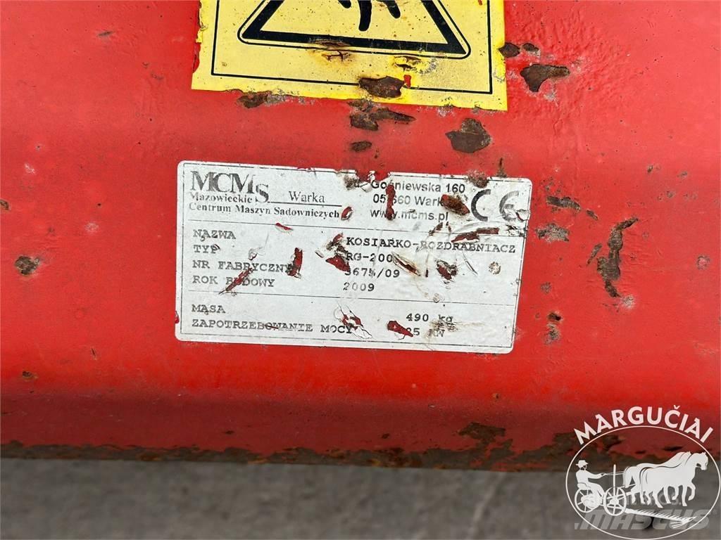 MCMS RG-200, 2 m. Ďalšie poľnohospodárske stroje