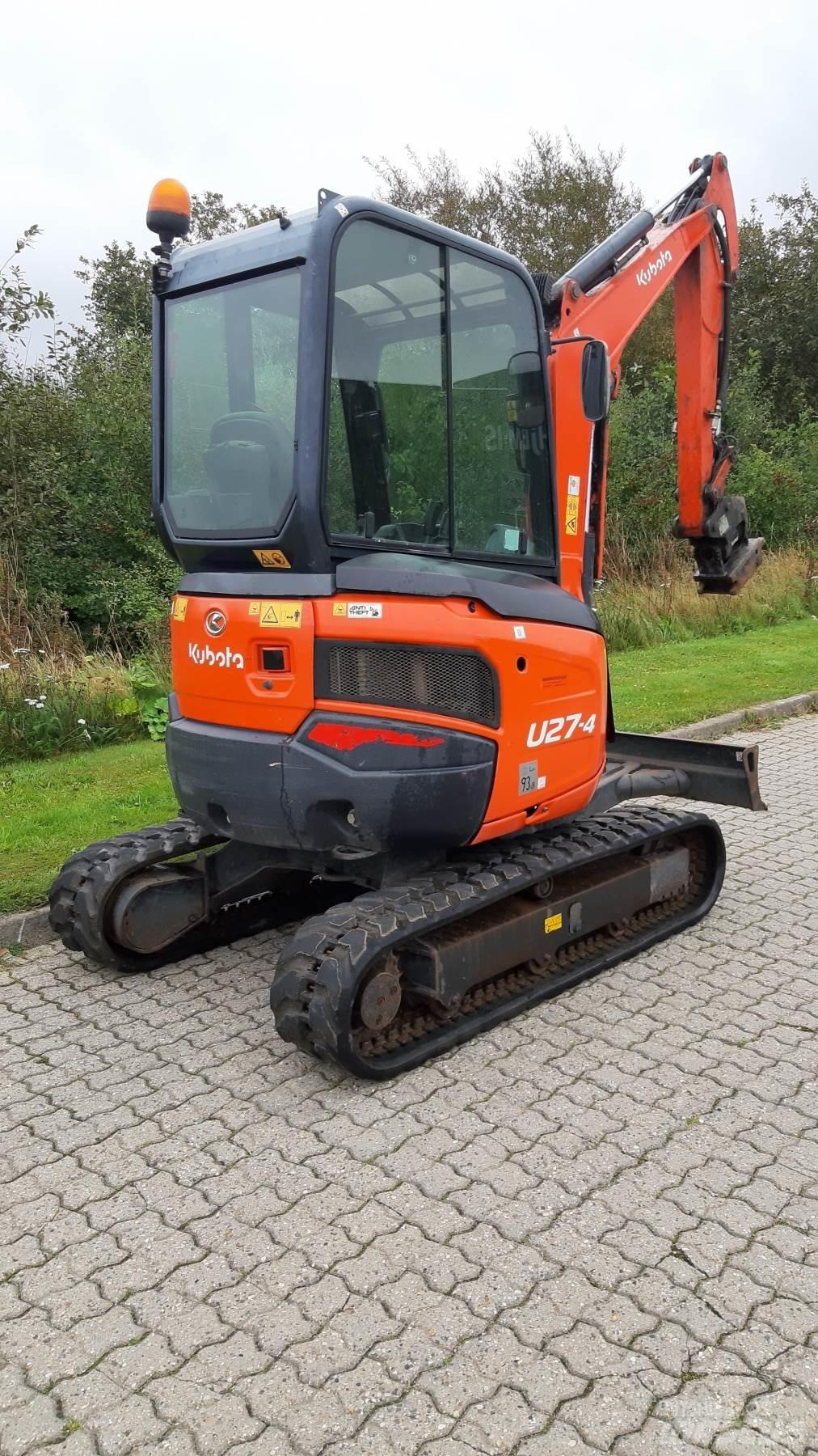 Kubota U27-3 Mini rýpadlá < 7t
