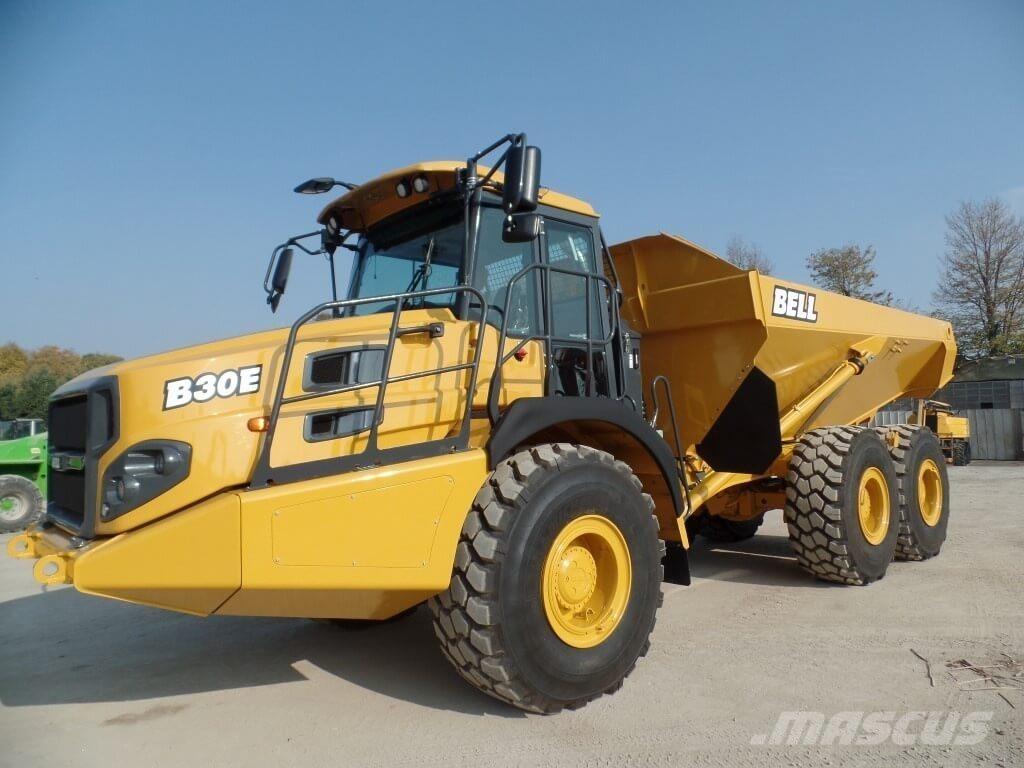 Bell B30E – 6X6 Stavebné sklápače