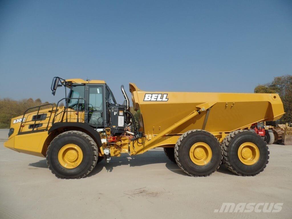 Bell B30E – 6X6 Stavebné sklápače
