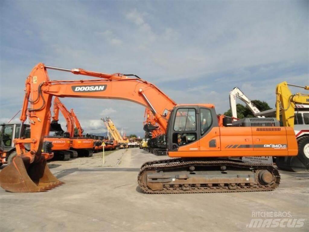 Doosan DX340LC Pásové rýpadlá