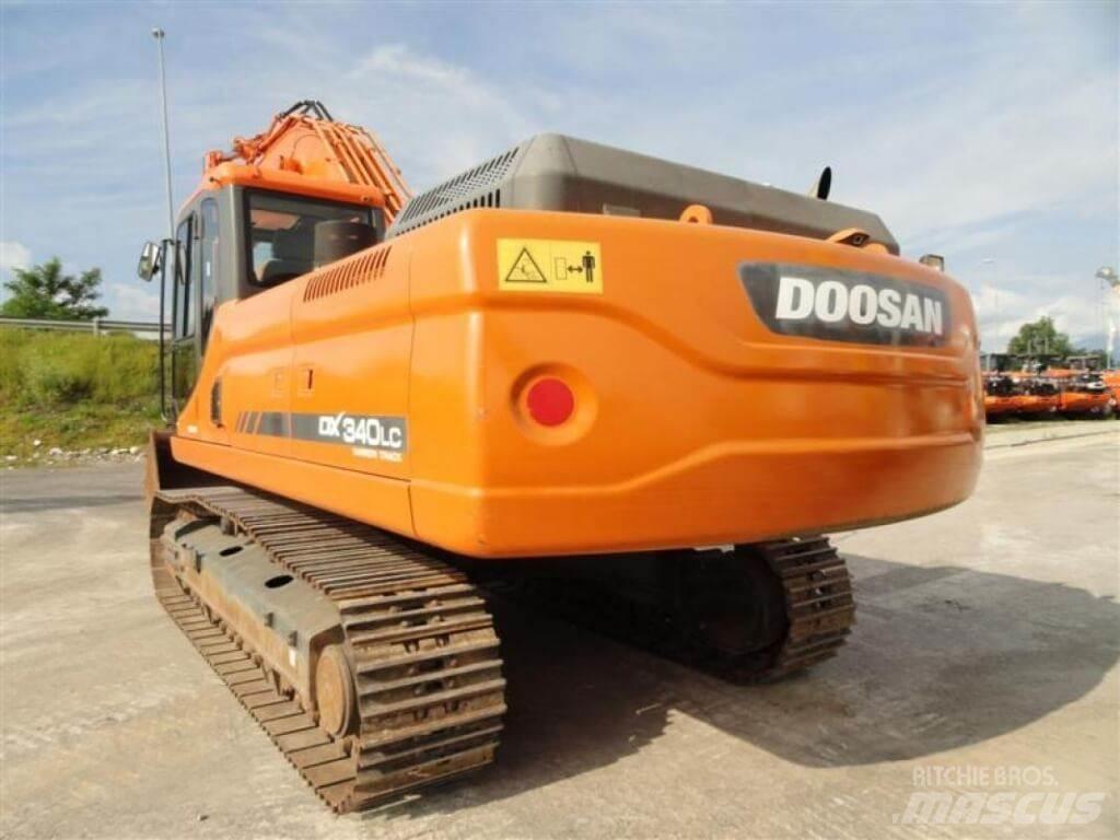 Doosan DX340LC Pásové rýpadlá