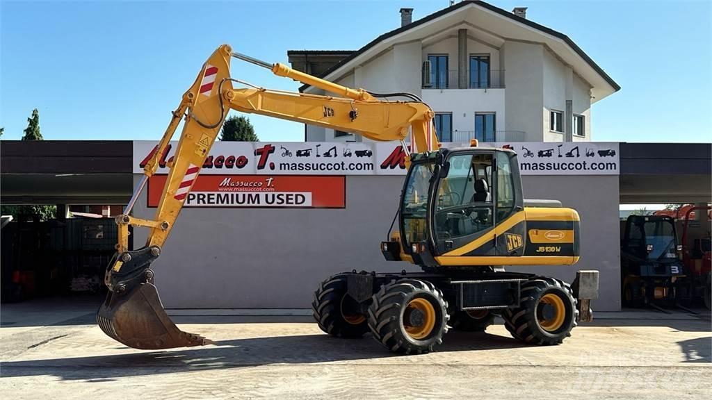 JCB JS130W 4x4 Kolesové rýpadlá