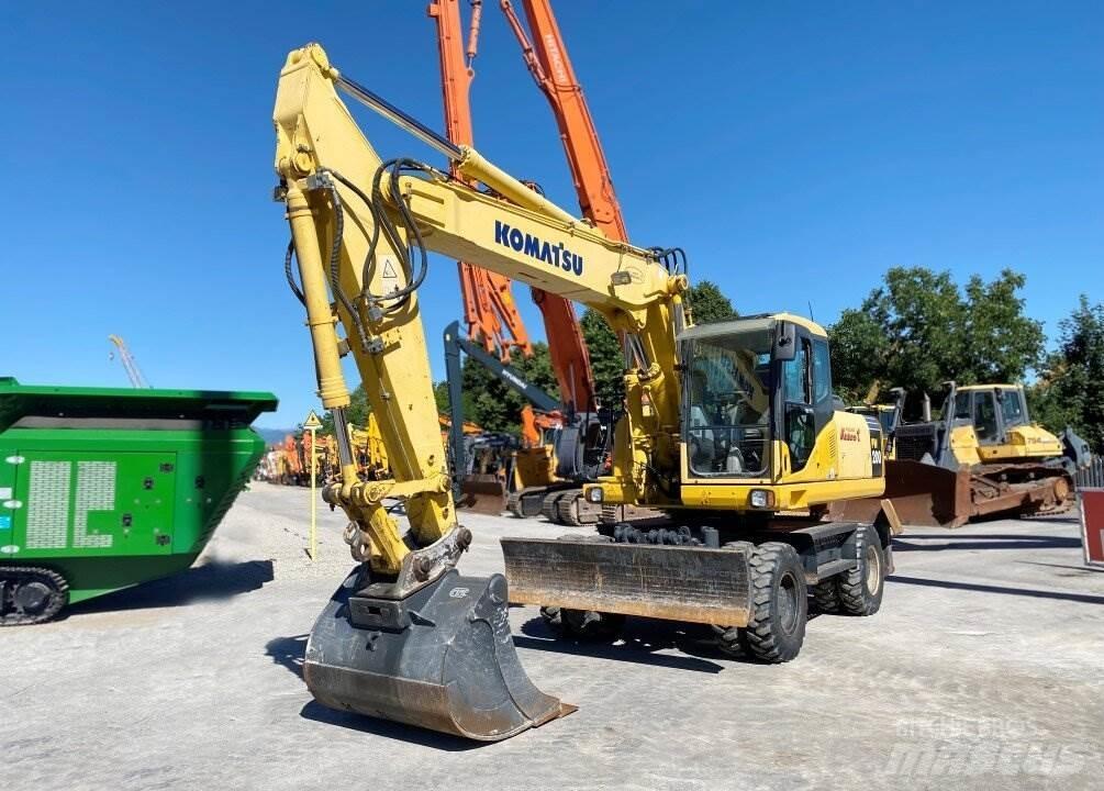 Komatsu PW200 7K Kolesové rýpadlá