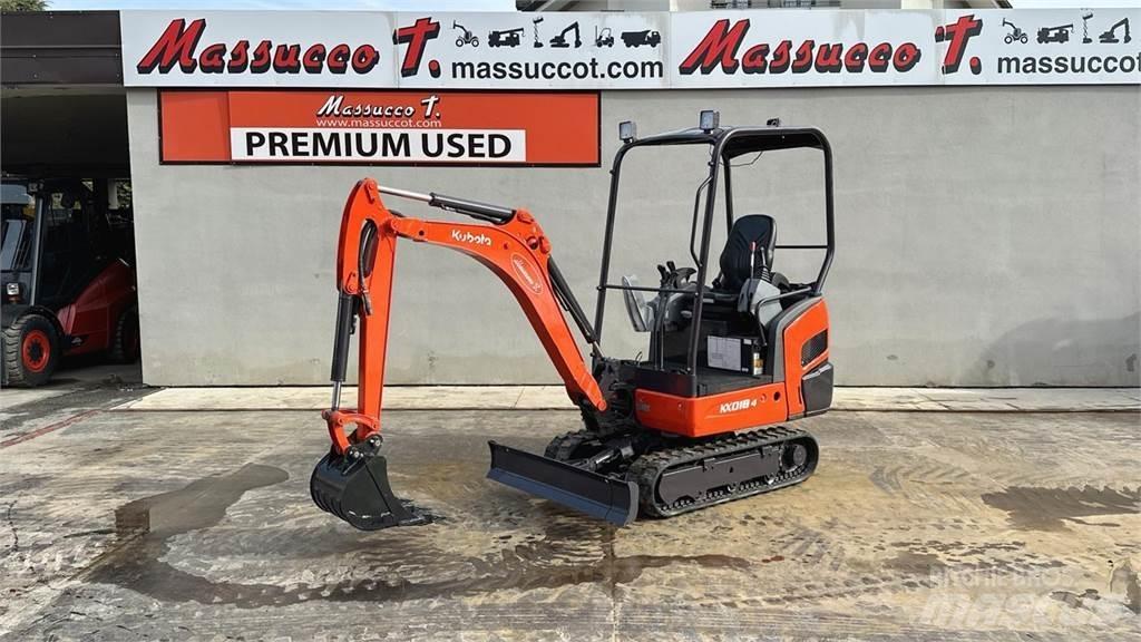 Kubota KX018-4 Mini rýpadlá < 7t