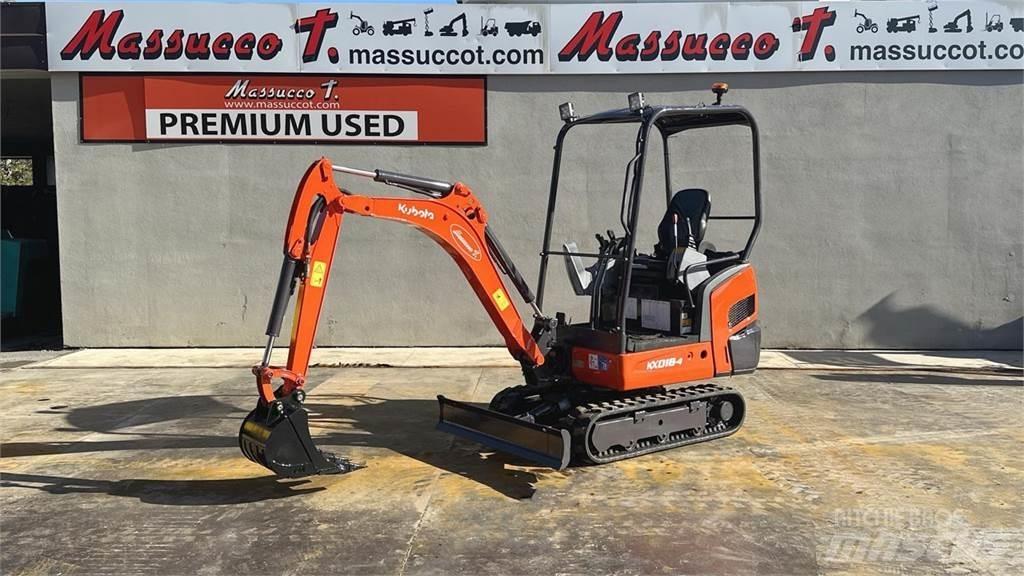 Kubota KX018-4 Mini rýpadlá < 7t