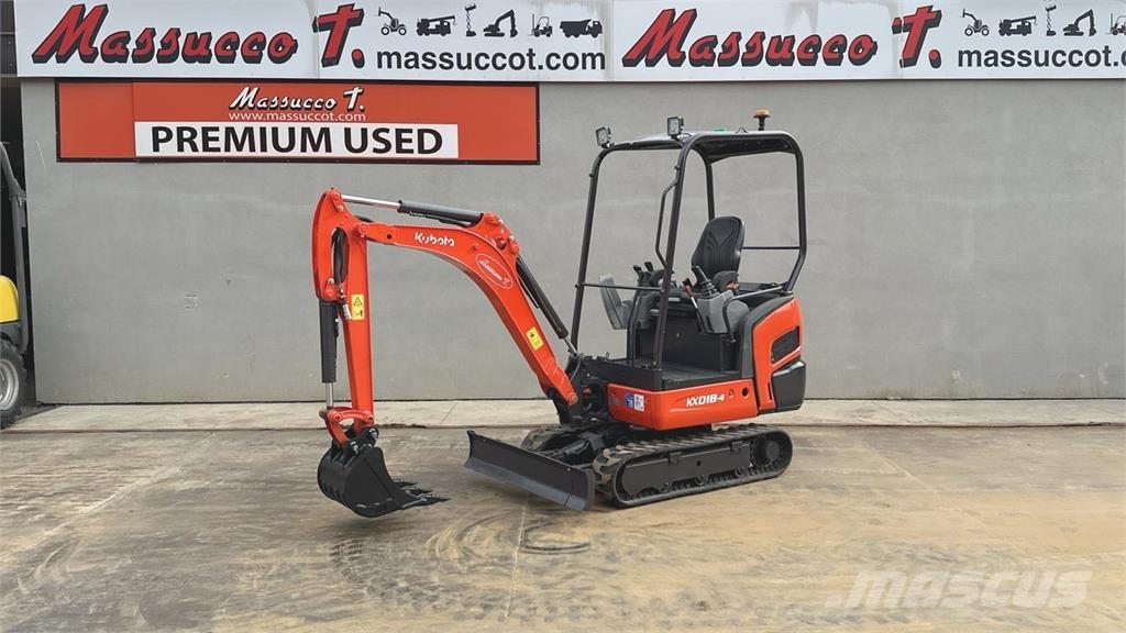 Kubota KX018-4 Mini rýpadlá < 7t