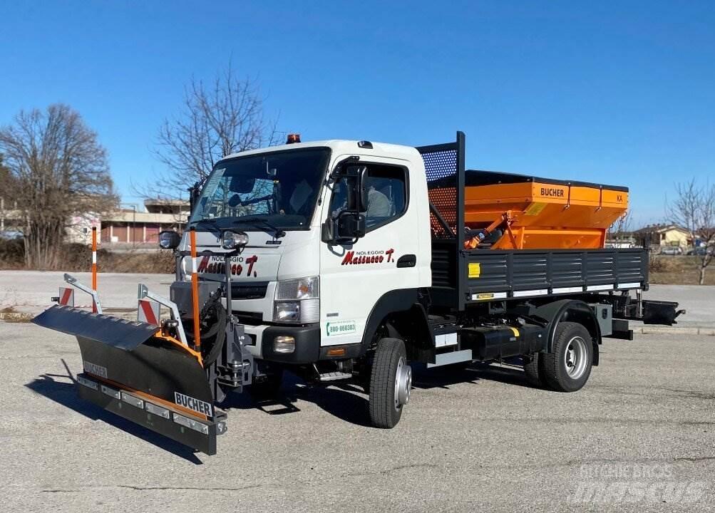 Mitsubishi 6C18 Snežné pluhy, predné snežné radlice
