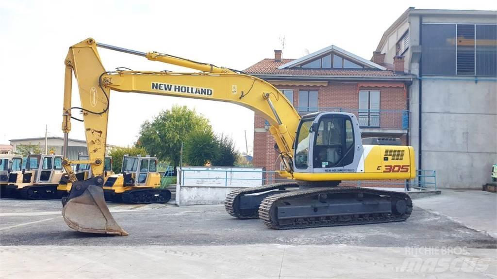 New Holland E305 Pásové rýpadlá