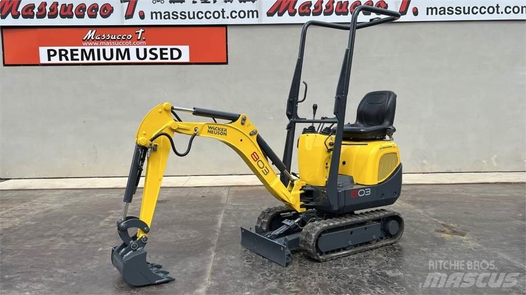 Wacker Neuson 803 Mini rýpadlá < 7t