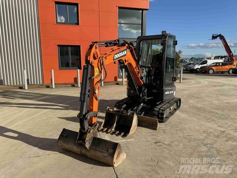 Doosan DX 27 Z Mini rýpadlá < 7t