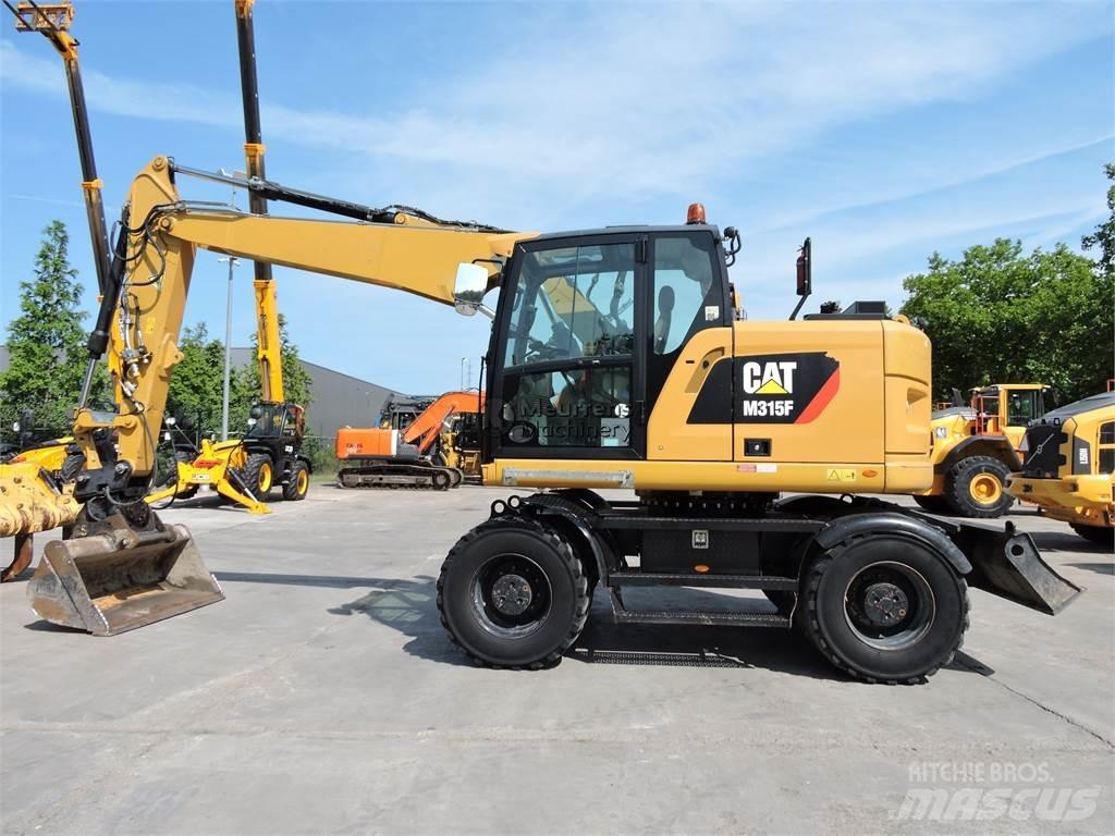 CAT M315 Kolesové rýpadlá