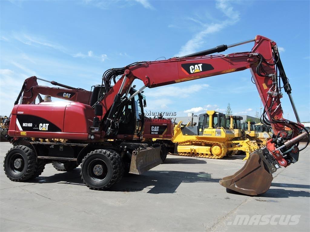 CAT M316D ROTOTILT Kolesové rýpadlá