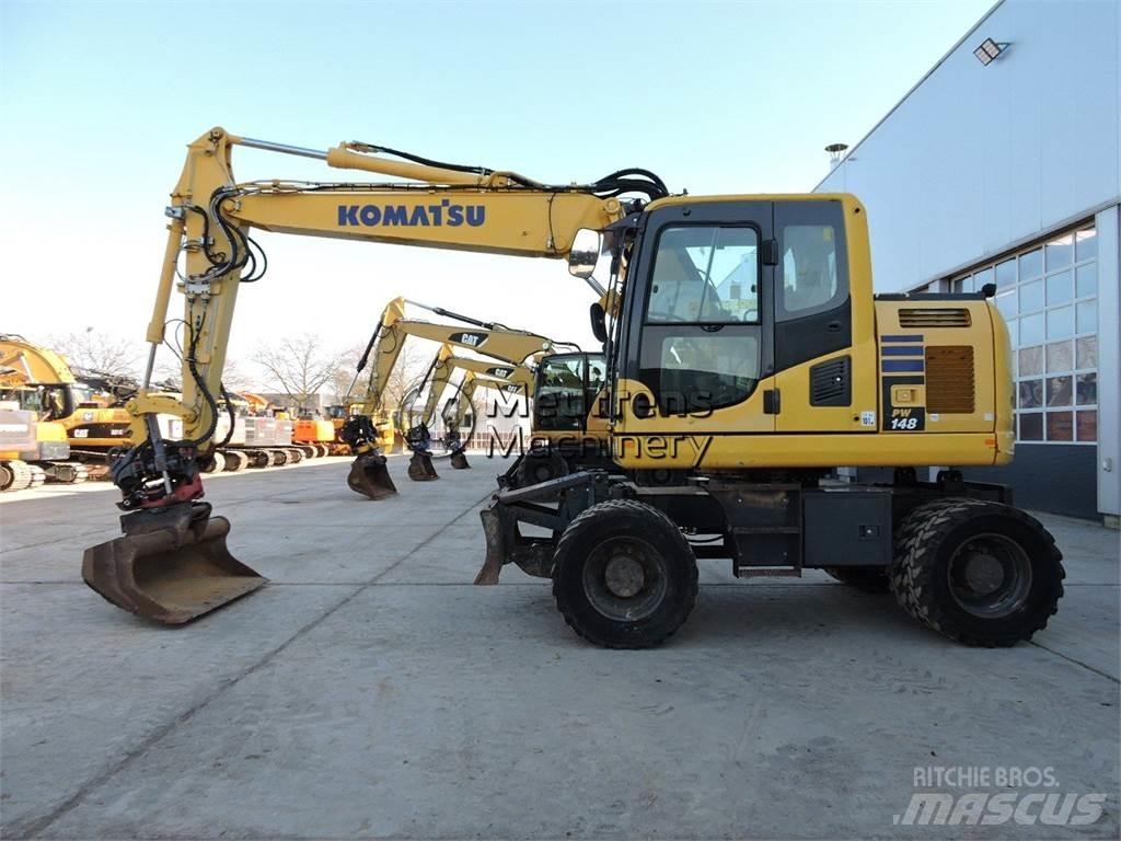 Komatsu PW148 Kolesové rýpadlá