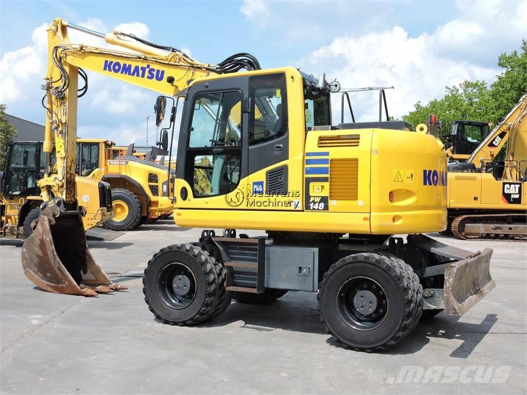 Komatsu PW148 Kolesové rýpadlá