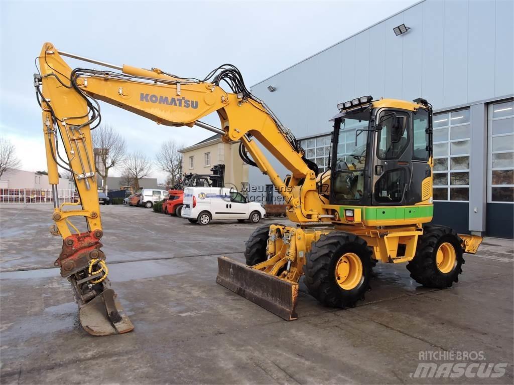 Komatsu PW98 Kolesové rýpadlá
