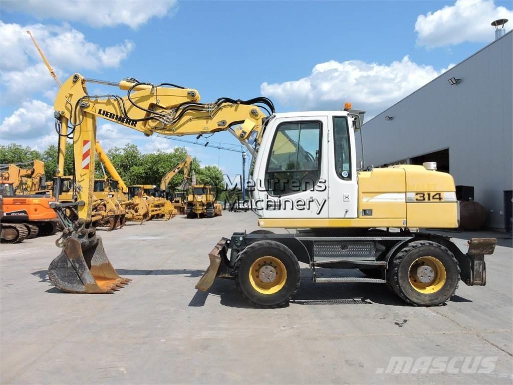 Liebherr A314 Kolesové rýpadlá