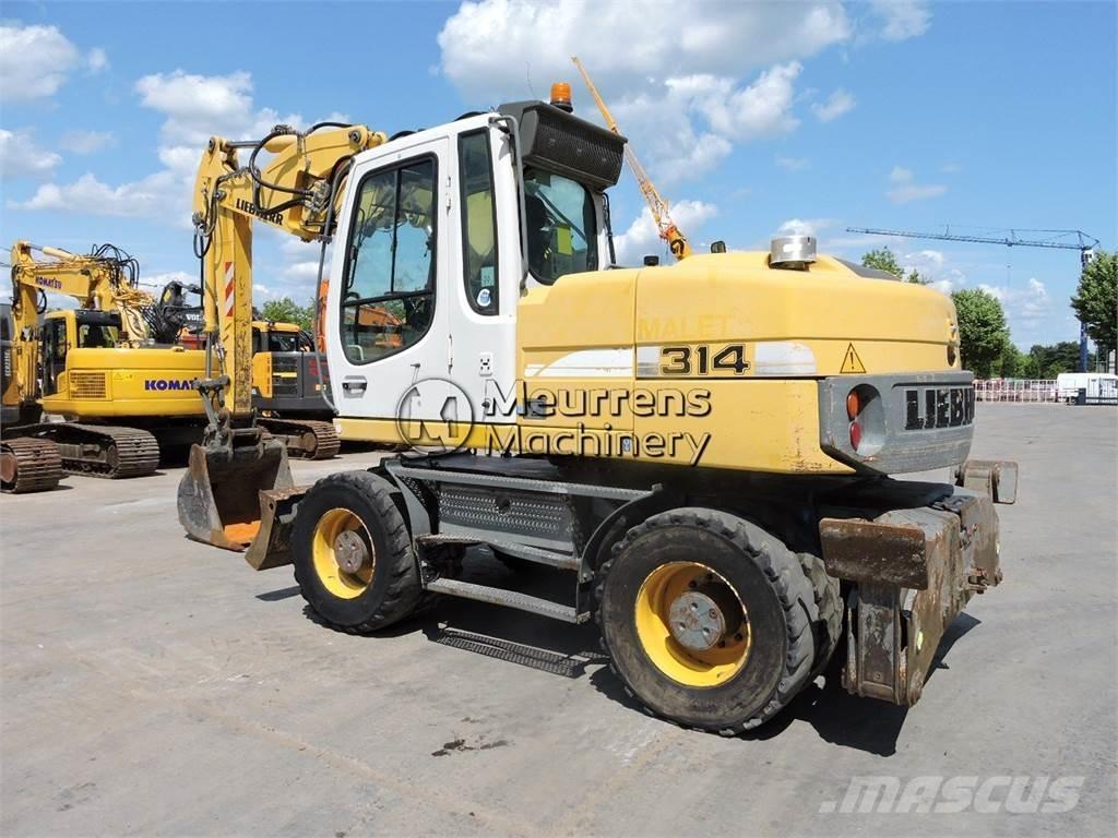 Liebherr A314 Kolesové rýpadlá