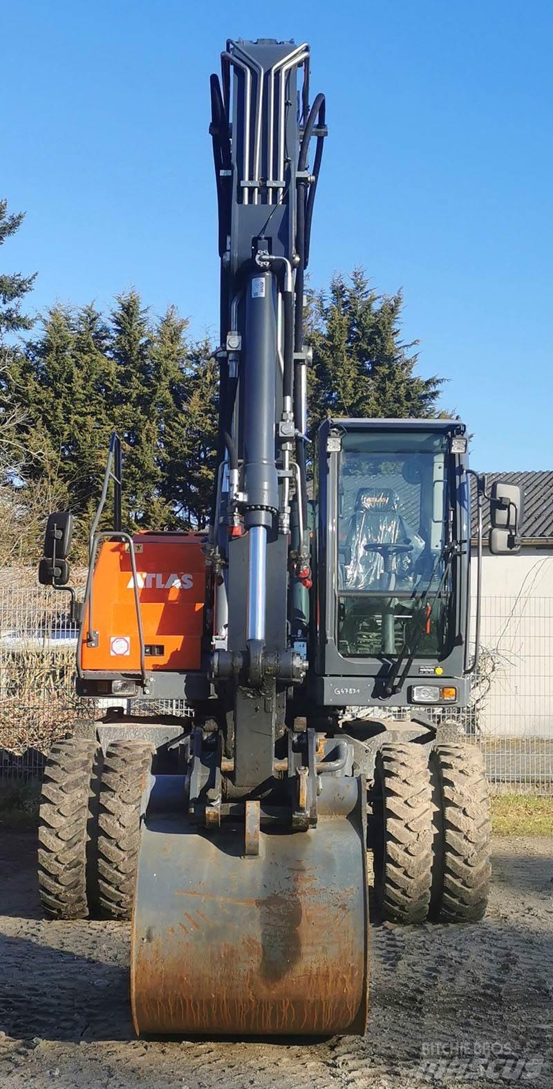 Atlas 150 W Kolesové rýpadlá